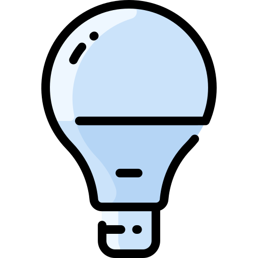 Smart bulb Vitaliy Gorbachev Lineal Color icon