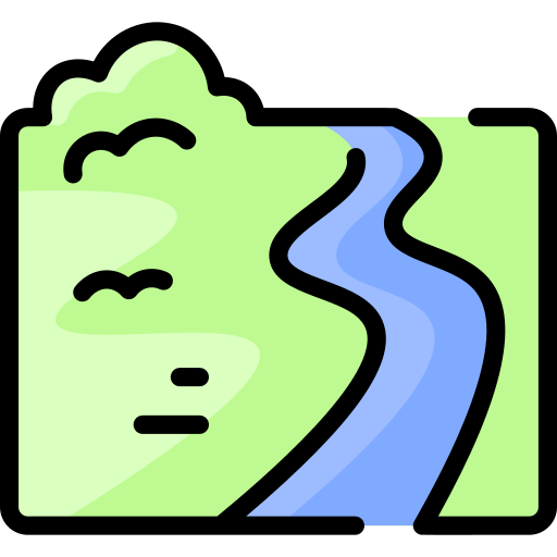 río Vitaliy Gorbachev Lineal Color icono