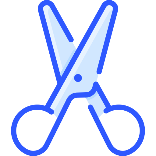 Scissors Vitaliy Gorbachev Blue icon