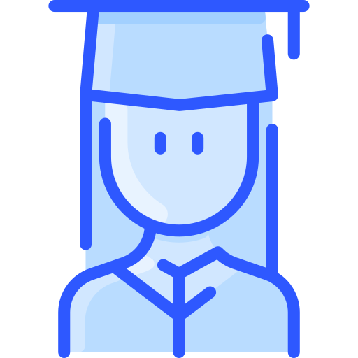Student Vitaliy Gorbachev Blue icon