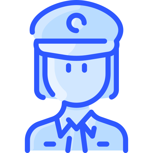 Policewoman Vitaliy Gorbachev Blue icon