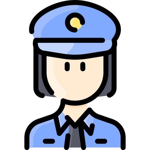 Policewoman Vitaliy Gorbachev Lineal Color icon