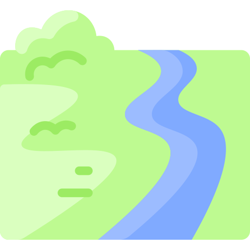 River Vitaliy Gorbachev Flat icon