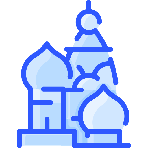 Собор Василия Блаженного Vitaliy Gorbachev Blue иконка