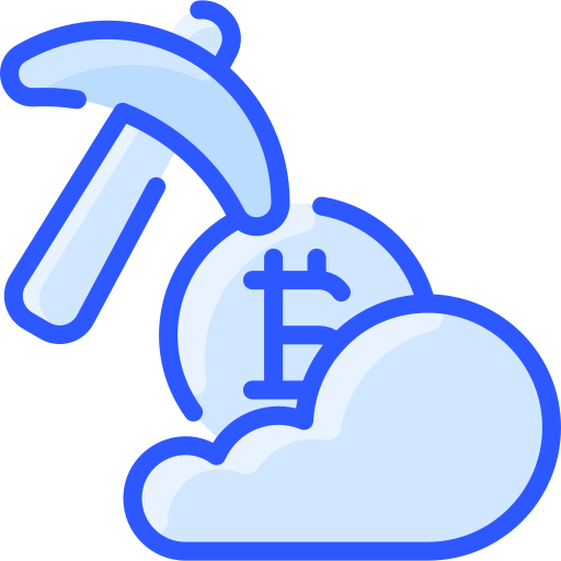 cloud-mining Vitaliy Gorbachev Blue icon