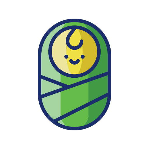 baby Flaticons Lineal Color icon