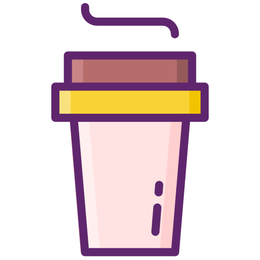 Coffee cup Flaticons Lineal Color icon