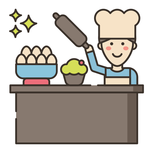 backen Flaticons Lineal Color icon