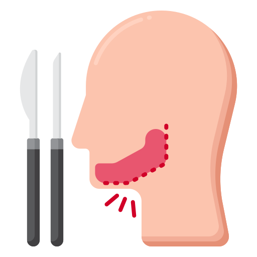 顎の手術 Flaticons Flat icon