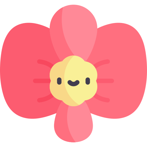 bloem Kawaii Flat icoon