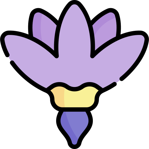 fiore Kawaii Lineal color icona