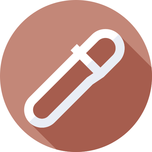 Safety pin Flat Circular Flat icon