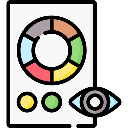 kleurenblindheidstest Special Lineal color icoon