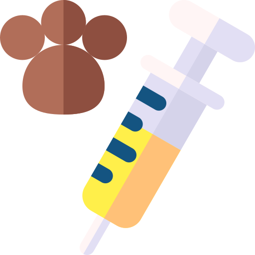 動物の予防接種 Basic Rounded Flat icon