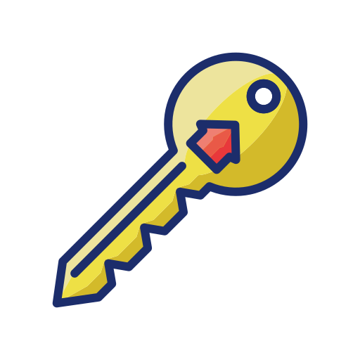 llave de casa Flaticons Lineal Color icono