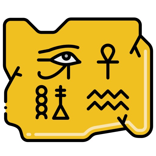 hieroglyphe Flaticons Lineal Color icon