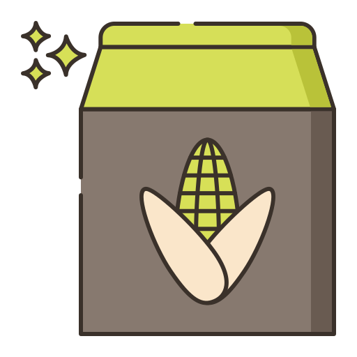 옥수수 Flaticons Lineal Color icon