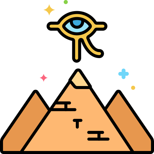 Ägyptologie Flaticons Lineal Color icon