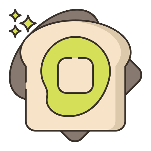 französischer toast Flaticons Lineal Color icon