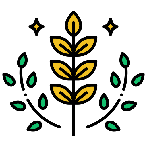 Зерно Flaticons Lineal Color иконка