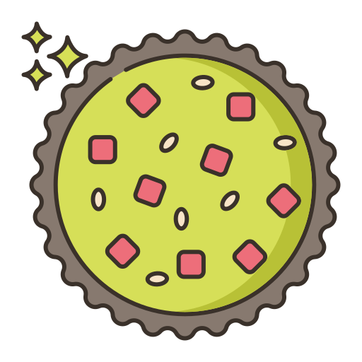 quiche Flaticons Lineal Color ikona