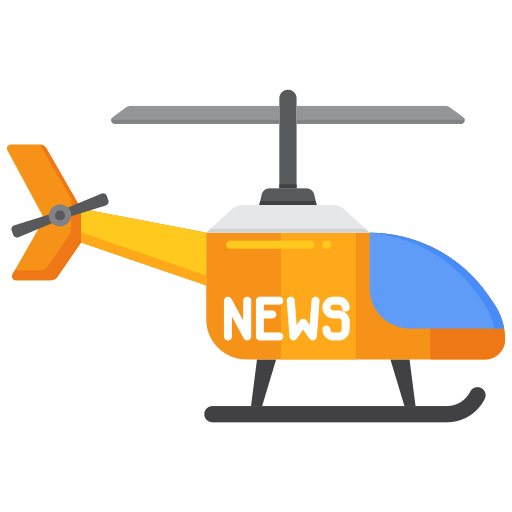 helicóptero Flaticons Flat icono