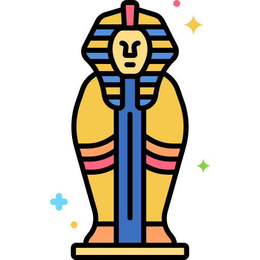 sarcophage Flaticons Lineal Color Icône