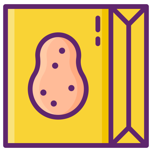 ziemniak Flaticons Lineal Color ikona