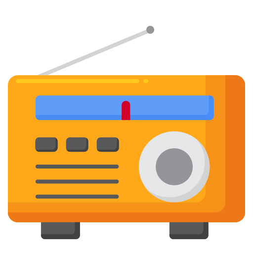 radio Flaticons Flat ikona
