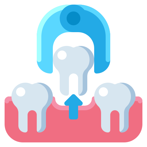 Tooth extraction Flaticons Flat icon