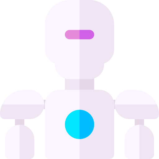 robot Basic Rounded Flat Icône