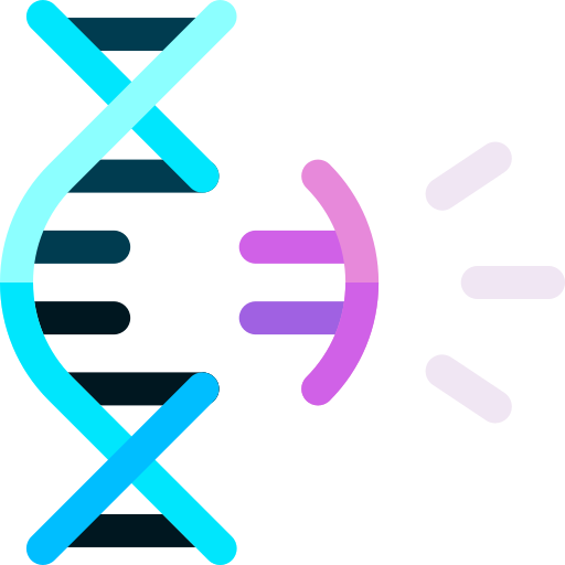 inżynieria genetyczna Basic Rounded Flat ikona