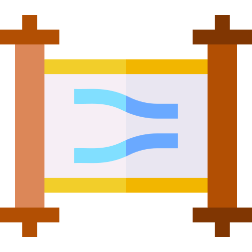 巻物 Basic Straight Flat icon