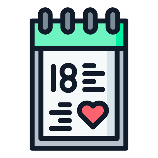 Anniversary Generic Outline Color icon