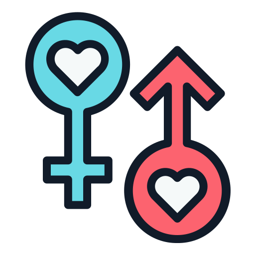 Gender Generic Outline Color icon