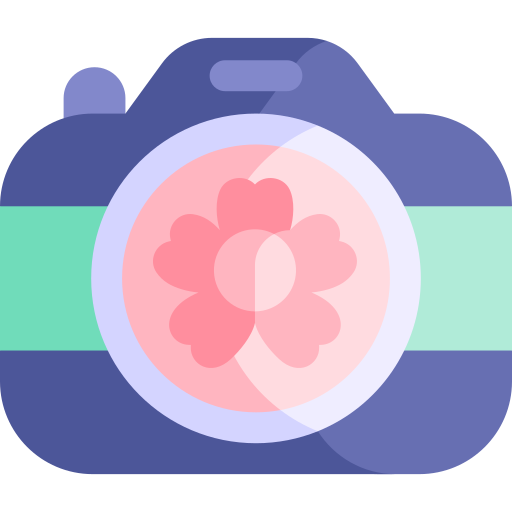 카메라 Kawaii Flat icon