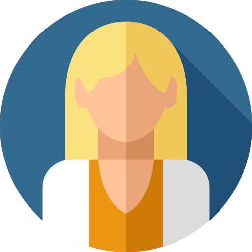 Woman Flat Circular Flat icon