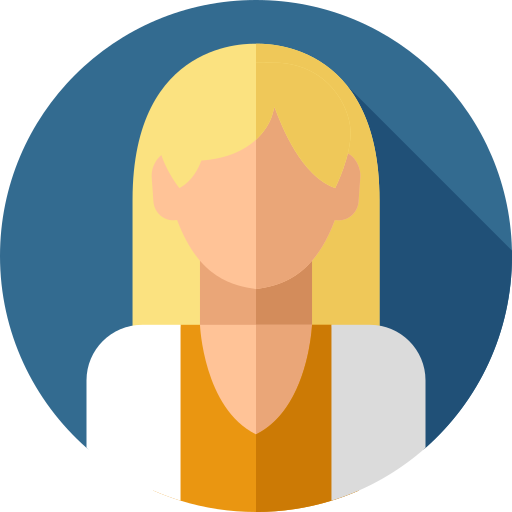 frau Flat Circular Flat icon