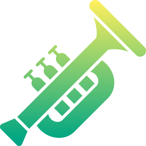 trompete Generic Flat Gradient icon