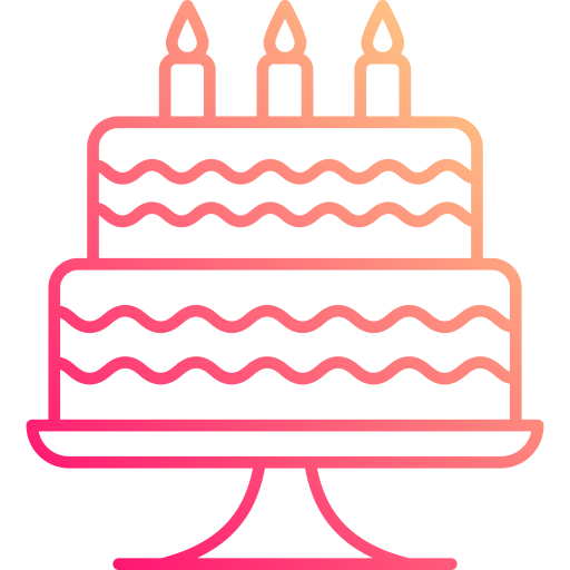 Свадебный пирог Generic Gradient иконка