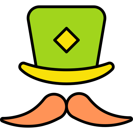 moustache Generic Outline Color Icône