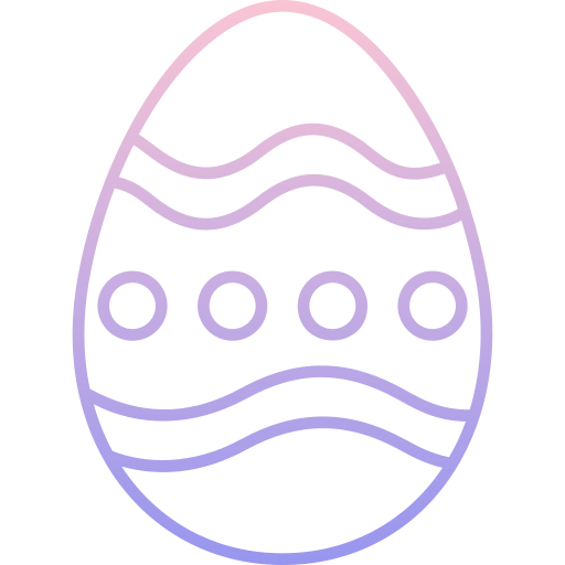 huevo de pascua Generic Gradient icono