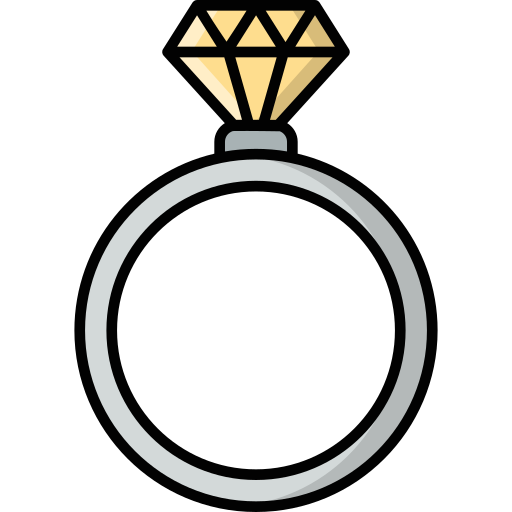 hochzeitsring Generic Outline Color icon