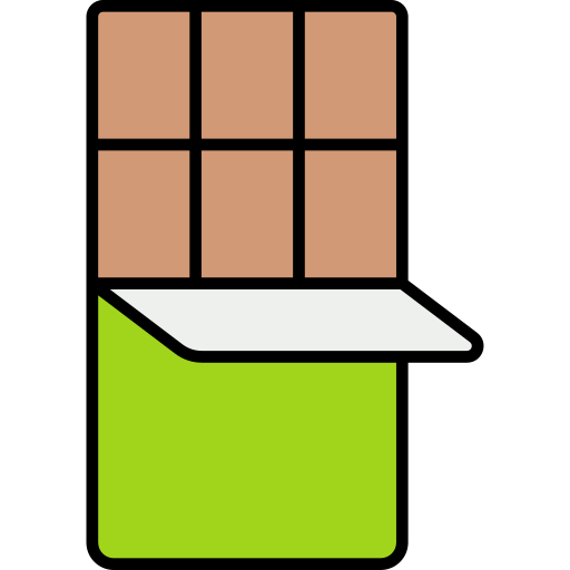 schokoladentafel Generic Outline Color icon