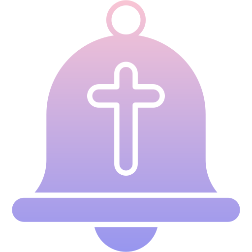 campana della chiesa Generic Flat Gradient icona
