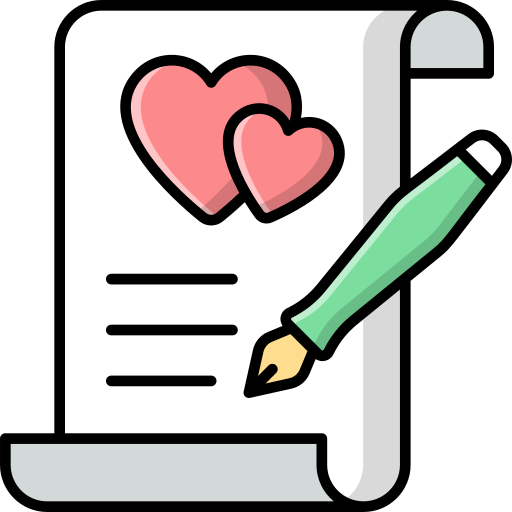Wedding contract Generic Outline Color icon