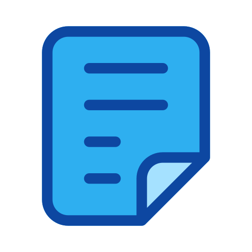 Document Generic Outline Color icon