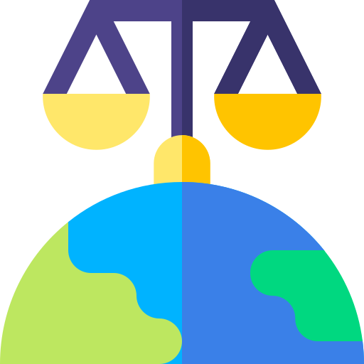 国際法 Basic Straight Flat icon