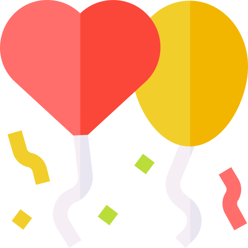 luftballons Basic Straight Flat icon