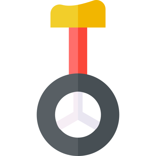 一輪車 Basic Straight Flat icon